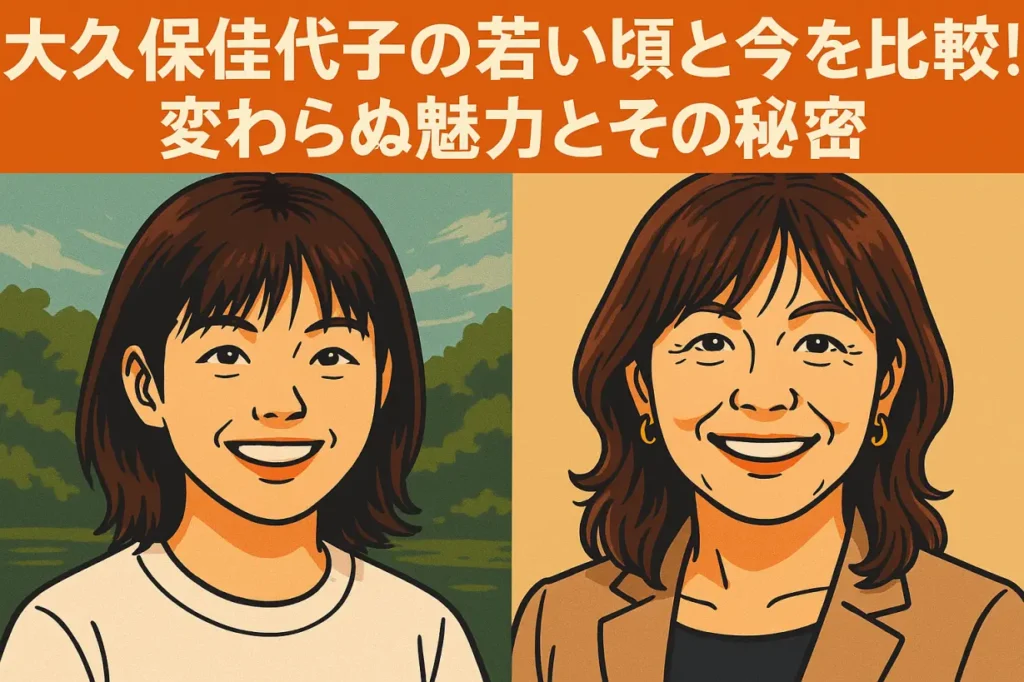 大久保佳代子の若い頃と今を比較!変わらぬ魅力とその秘密|画像リンクあり