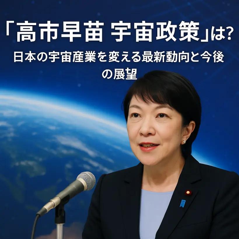 「高市早苗 宇宙政策」とは？日本の宇宙産業を変える最新動向と今後の展望
