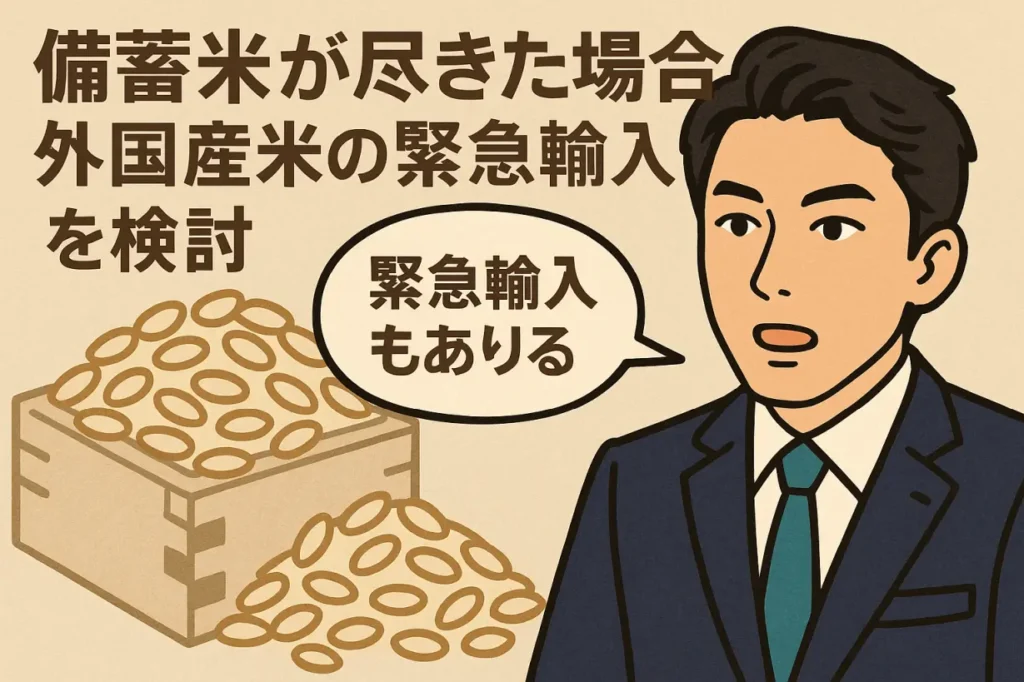 小泉農相の発言が波紋|国内米備蓄が尽きたら外国産米へ|一般家庭に迫る“コメショック”の現実とは?