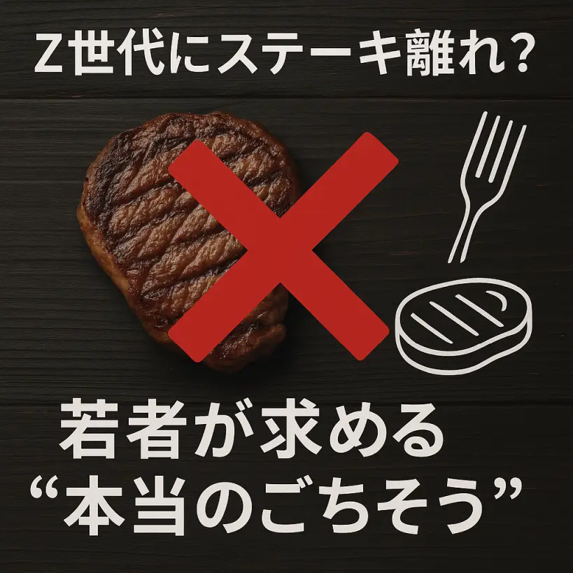 Z世代のステーキ離れが深刻!本当のごちそうランキング2025