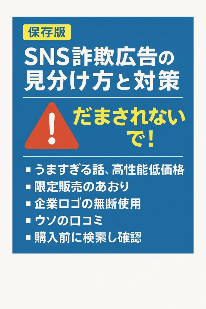 【保存版】SNS詐欺広告の見分け方と対策|騙されないためのポイントを解説